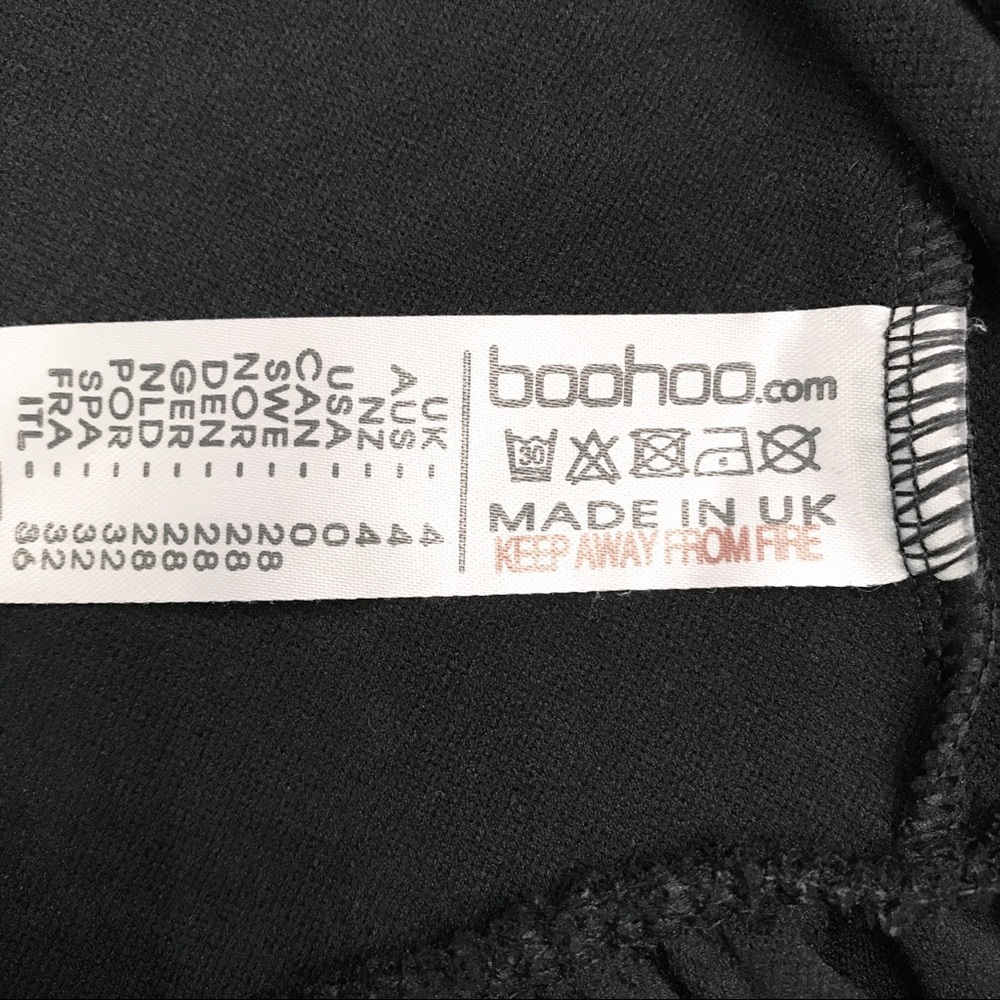 boohoo Black Lightweight Blazer with Bell Sleeves - Picture 8 of 12